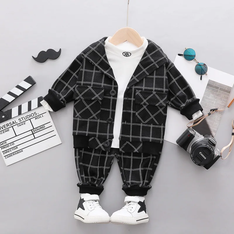 

2020 Spring New Style CHILDREN'S Suit BOY'S Spring Clothing Set BOY'S Suit Three-piece Set