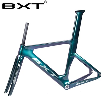 

Free shipping carbon road track frame fixed gear racing bike frame with Fork seatpost 120*9mm rear spacing track bicycle frame