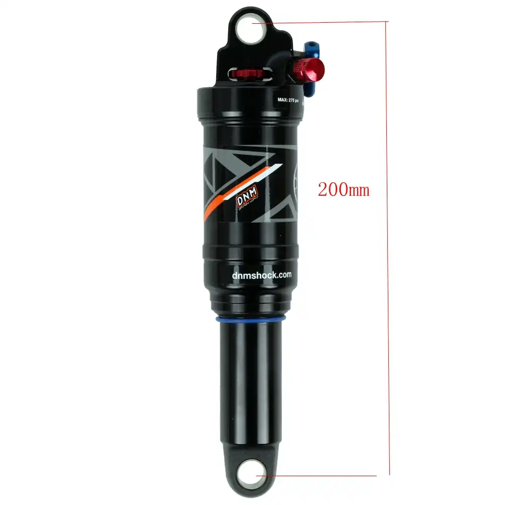 dnm mountain bike air rear shock with lockout 165mm