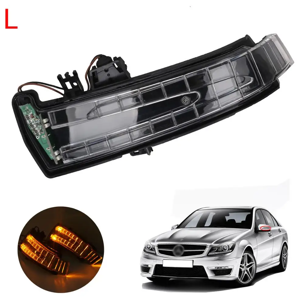 Светодиодный указатель поворота зеркала заднего вида W204 W212 W221 1 пара для Mercedes|lamp