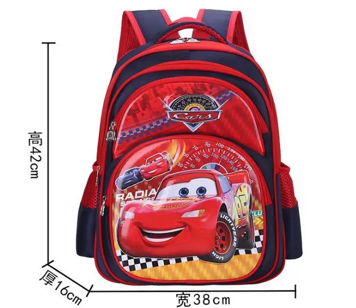 Disney 3D coche bolsas de la escuela niños niñas Mochila escolar de primaria niños de kinder Mochila mochilas Mochila