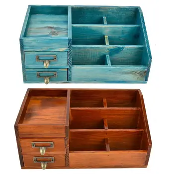 

Bread Box European Multilayer Pine Wood Organizer Storage Box Jewelry Container Home Decoration Storage Box