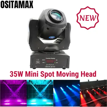 

Super Bright LED 35W Mini Spot Moving Head Light Gobo Color Wheel Stage Lights Disco Party Projector DJ Moving Head Spot Light