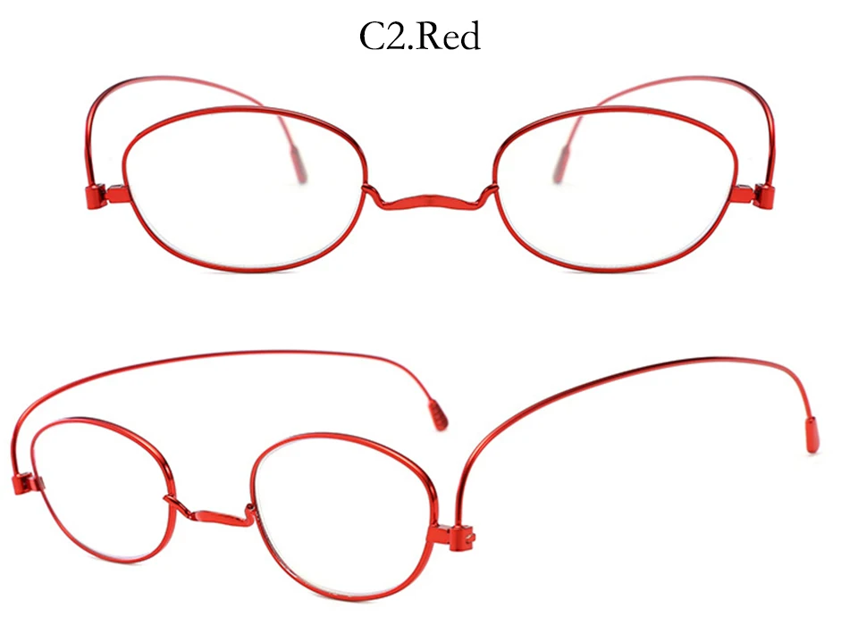 Унисекс анти-голубые легкие тонкие очки для чтения мужские и женские очки из нержавеющей стали+ 1,00+ 1,50+ 2,00+ 2,50+ 3,00