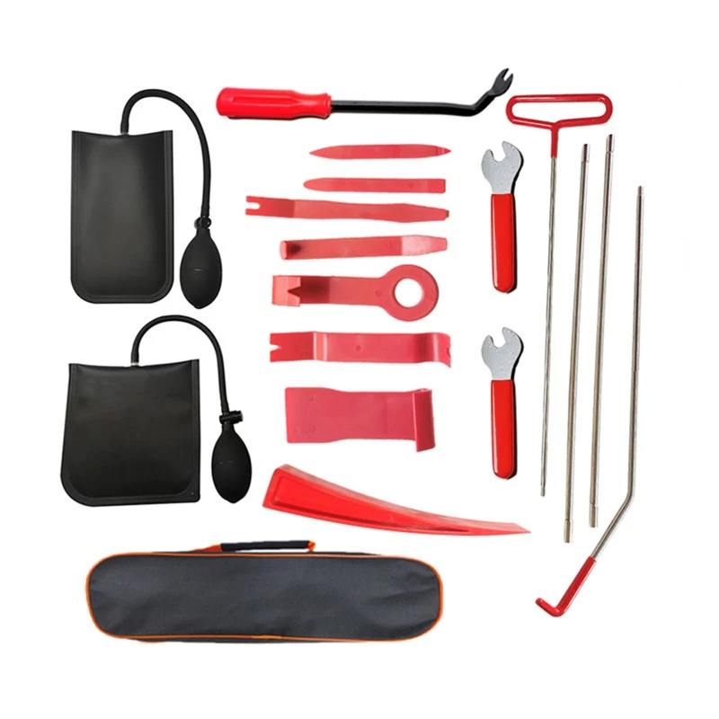 Car Tool Car Window Door Key Anti Lost Kit Inflatable Air Pump Air