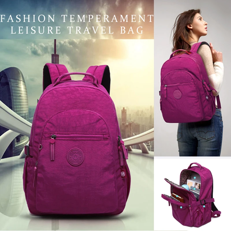 

High Quality Backpack for Teenage Girls Feminine Backpack Casual Kipled Nylon Backpack Women Unisex Waterproof School bag