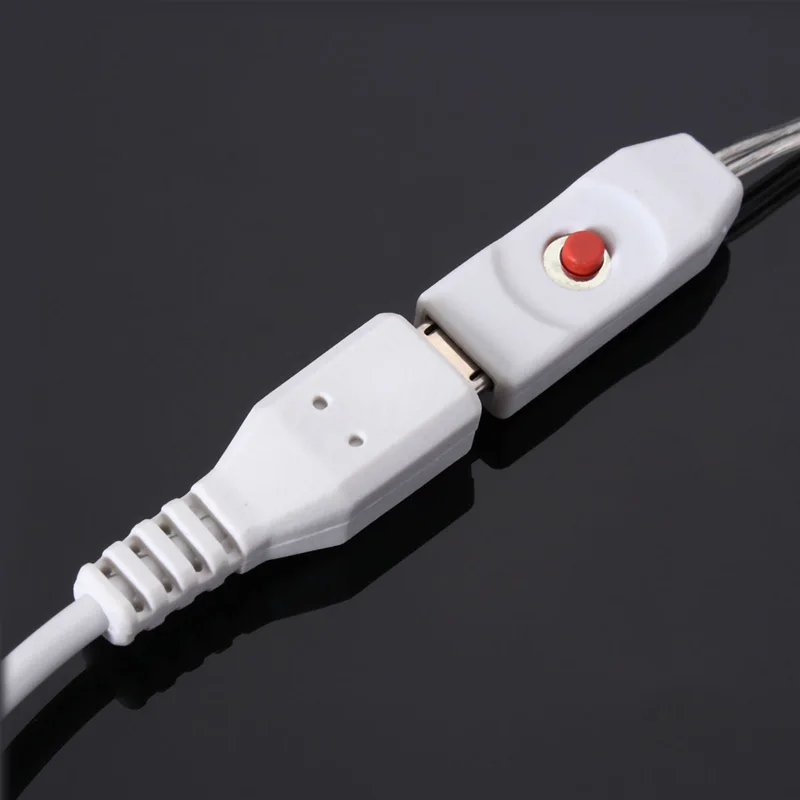 2 шт. 60 см usb зарядка питание от аккумулятора RGB 24 светодиодные ленты светильник обувь одежда Вечерние LB88