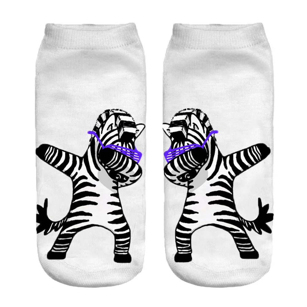 Cute funny animal print women's socks 3D three-dimensional pattern sheep unicorn camel cartoon socks gift new beautiful