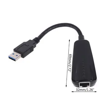 

8153 Chipset USB 3.0 RJ45 Net Work Card Lan Adapter 10/100/1000 Mbps Gigabit PC X3UB