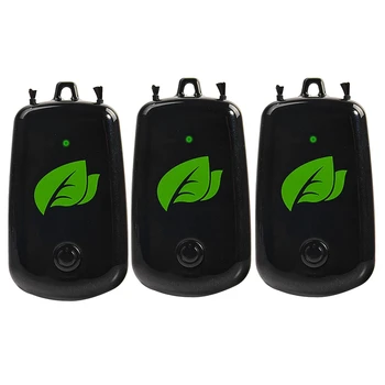 

3 Pcs Neck-Mounted Air Purifiers, Stylish Personal Wearable Portable USB Rechargeable Negative Ion Air Purifier