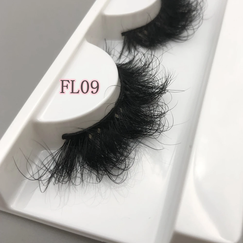 

Mikiwi FL 20-22mm Makeup Mink Lashes 3D Fluffy Cruelty free Natural Mink Lashes Cross Volume False Eyelashes Eyelash Extension