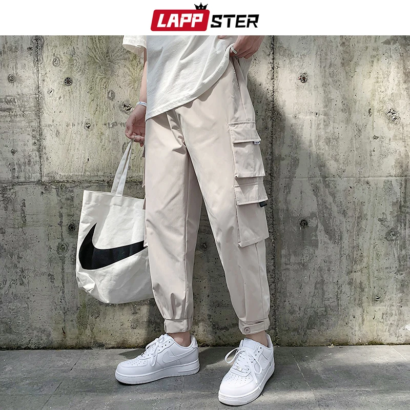 LAPPSTER Men Pockets Joggers Pants 2020 Overalls Mens Fashions Korean Sweatpants Male Black Japanese Streetwear Cargo Pants 3XL LAPPSTER Men Pockets Joggers Pants 2020 Overalls Mens Fashions Korean Sweatpants Male Black Japanese Streetwear Cargo Pants 3XL