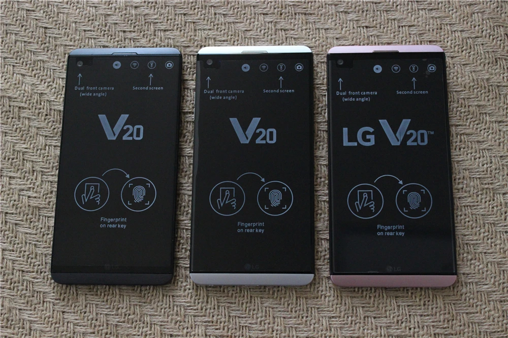 LG V20 H910N F800 разблокированный 5,7 дюймов четырехъядерный процессор 4 ГБ ОЗУ 64 Гб ПЗУ 16 МП LTE отпечаток пальца Android мобильный телефон с двумя sim-картами