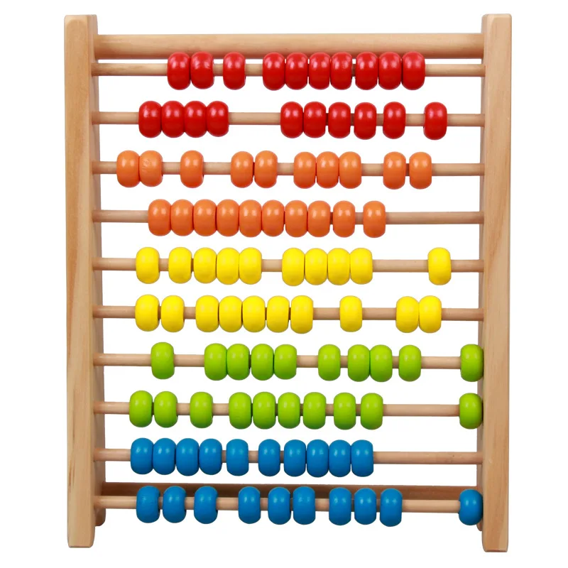 Деревянный многофункциональный Abacus обучающая подставка Монтессори игрушки счетные познавательные доски раннего образования математические игрушки для детей подарок