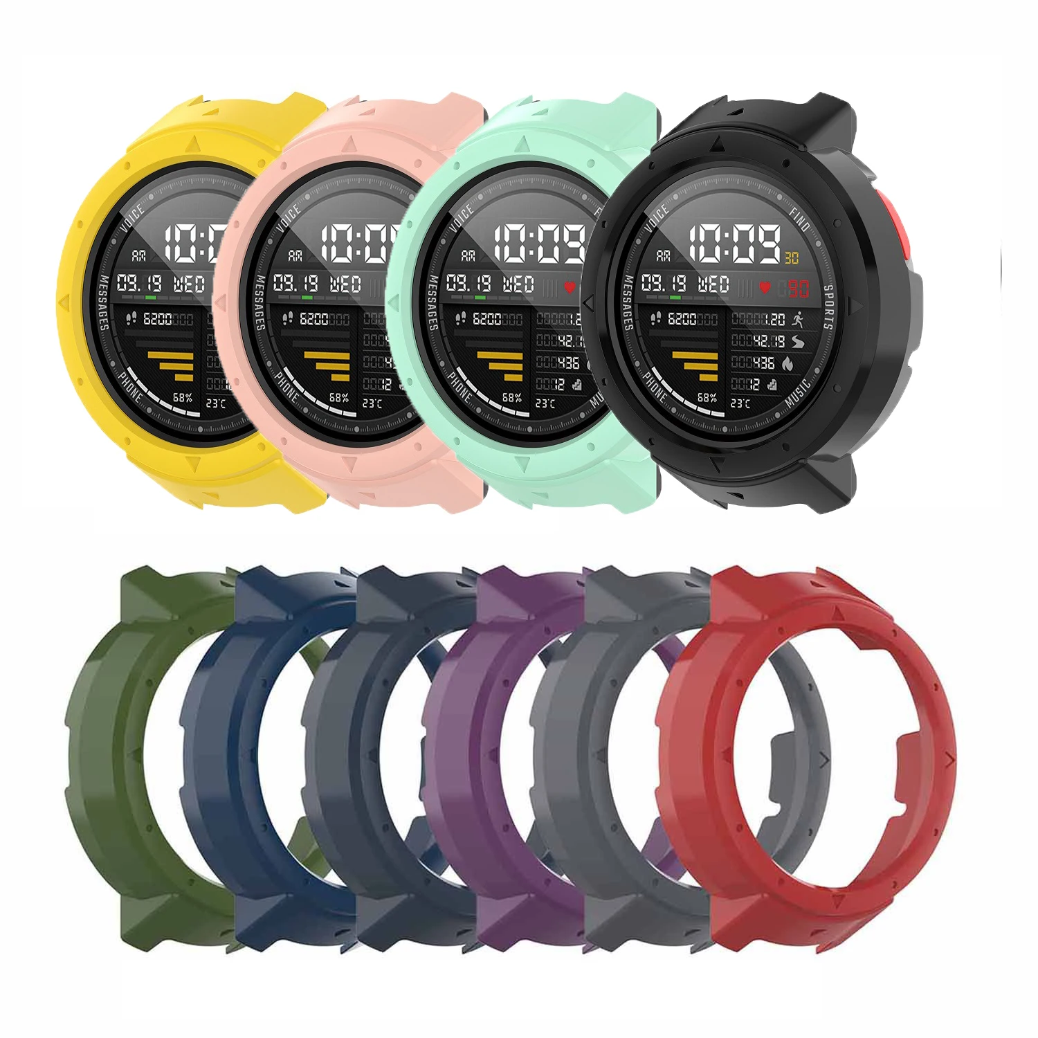 Защитный чехол из поликарбоната для смарт-часов Huami amazfit verge/verge lite A1801 защитная