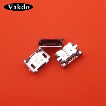 

10pcs/lot charger micro mini usb jack socket connector replacement repair parts for NOKIA 808 N808 charging port plug dock