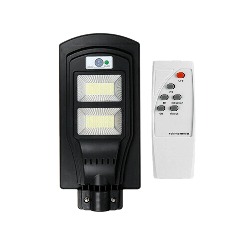 

100W 300LED Solar Street Light with Remote PIR Motion Sensor Outdoor Wall Lamp