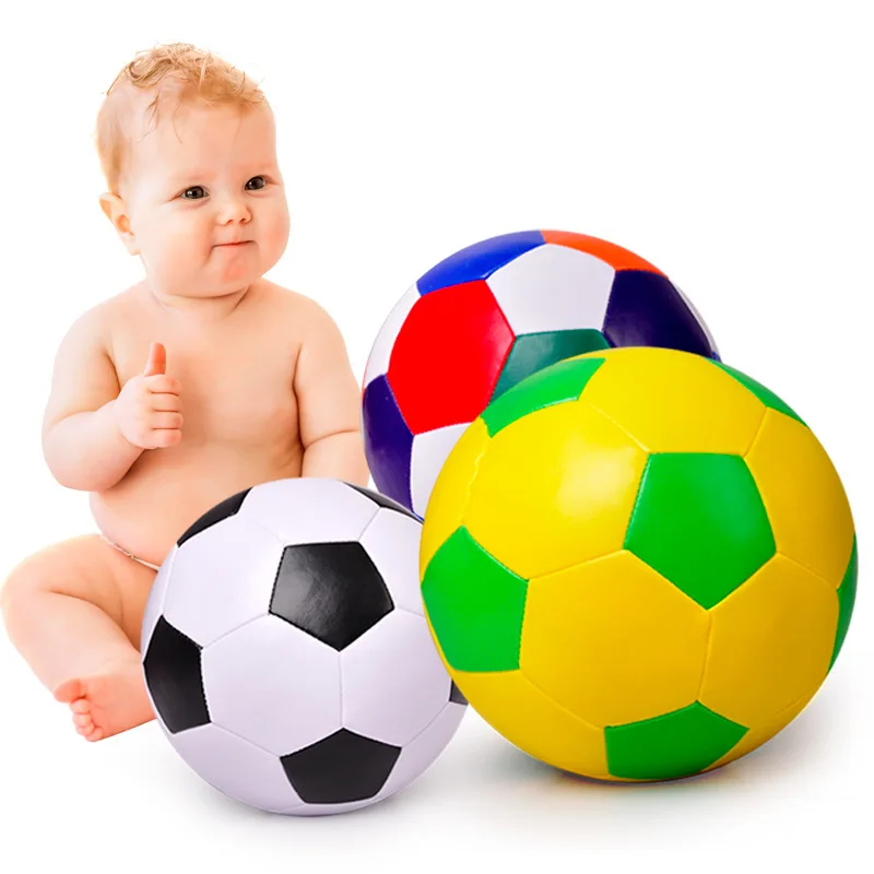 Детская полиуретановая корзина, Футбольная сенсорная интеграционная игрушка для детского сада, для игр в помещении, мягкий пенопластовый ручной мяч, маленький мини-футбол