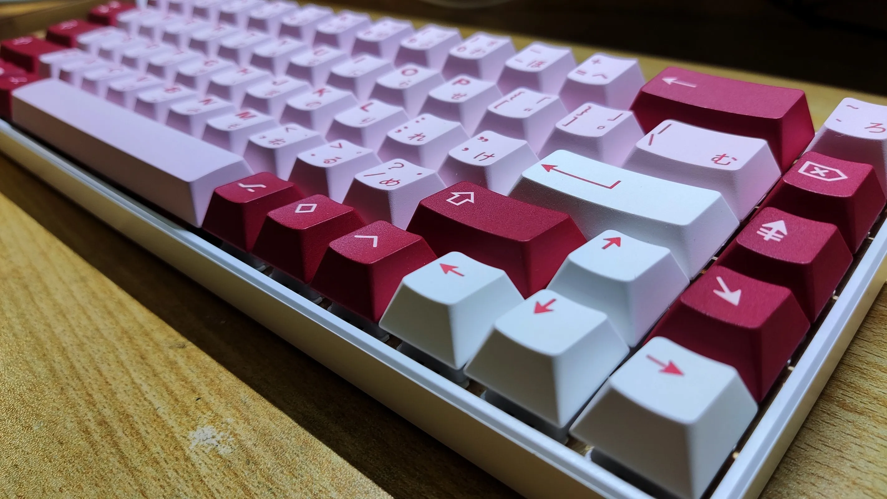 Chaves Conjunto Pbt Lados Tintura Subbed Chave Tampões Gmk Darling Keycap Cereja Perfil Japonês Keycaps com Iso Entrar 7u Barra de Espaço 152 - Imagem 2
