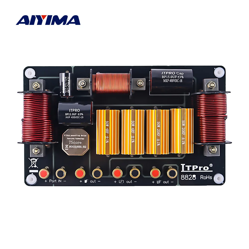 AIYIMA аудио Динамик этап делитель частоты 1500W 1800W 2000W Профессиональный 2 Way кроссовер фильтр 12-18 дюймов 8 Ом Динамик "сделай сам"