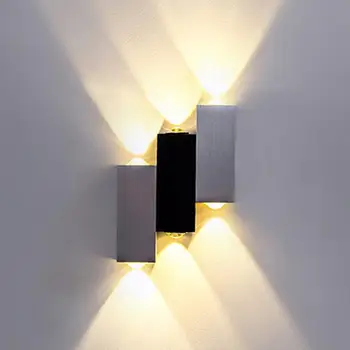 

Nordic LED Wall Lamp 6W Modern Lights 110V 220V Aluminium Lamp for Fixture living room Home Lighting