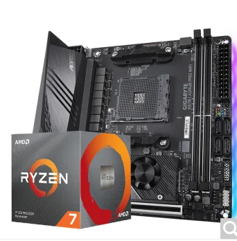 X570-I AORUS PRO Материнская плата с WIFI + R5 5600X/R7 5800X/R9 5900X CPU системная набор ЦП | Компьютеры