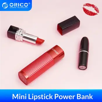

ORICO 3200mAh Mini Portable Woman Lipstick Mobile Power Bank External Mobile Battery For The Phone USB Type C Charger Powerbank
