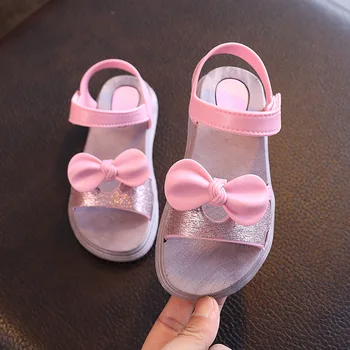 

2020 New Baby Fashion Bow Kids Sandals For Toddler Little Girl Beach Sandals Children Summer Princess Shoes 1 2 3 4 5 6 7 Years