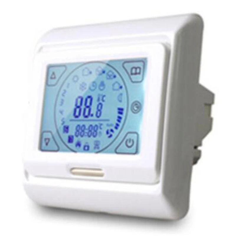 Hot Item Floor-Heating-Thermostat Electric Contact Programming Weekly M9.716 Sn bWwnMla6waw