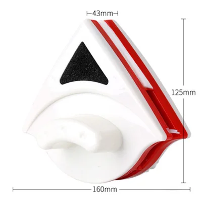 3-8mm glass Стеклоочиститель однослойный двухслойный высокий подъем Сильный магнитный двухсторонний стеклоочиститель артефакт инструменты для чистки Щетка скребок - Цвет: 3-8mm glass