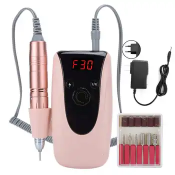 

30000rpm Electric Nail Drill Professional Nail Drill Manicure Machine Pedicure Machine Portable Rechargeable Nail Drill