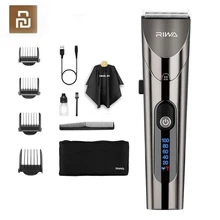 Xiaomi RIWA RE-6305 Washable Rechargeable Hair Clipper Professional Barber Trimmer With Carbon Steel Cutter Head