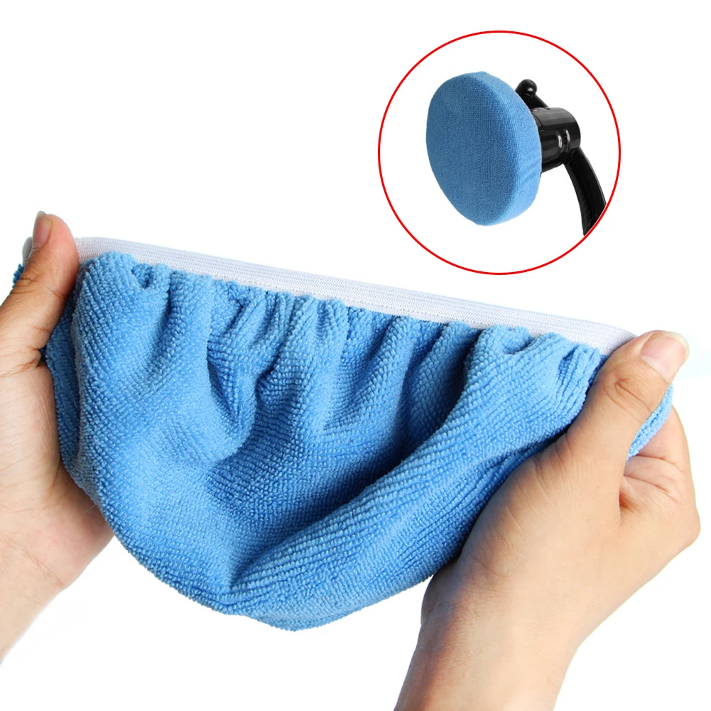 Almofada de Polir Capa para Carro Pacote de 30 Carro Polisher Almofada Bonnet Macio Microfibra Polimento Polidor 5-6 4 Esponja p/ encerar