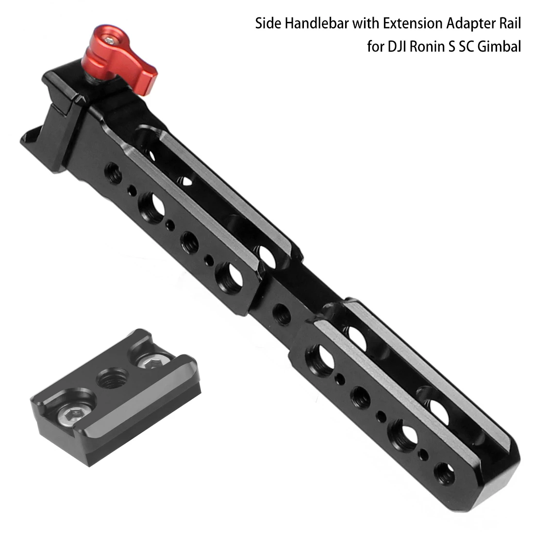 For DJI Ronin RS3 RS4 Pro Handheld Gimbal Extension Side Handgrip Quick Release Knob Rail Clamp Handle Grip Stabilizer Bracket