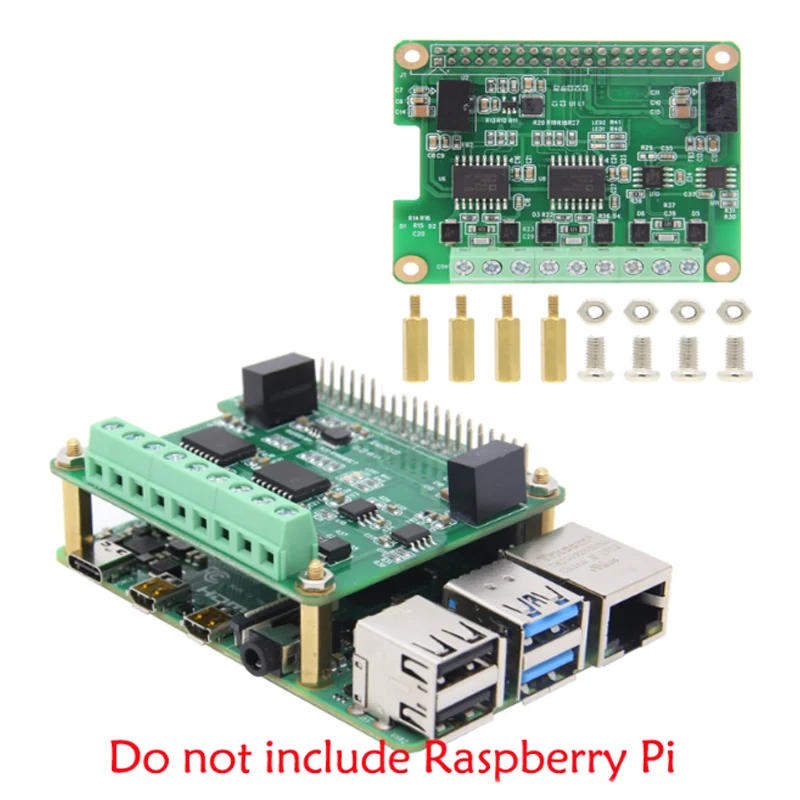 Placa Raspberry Pi 4 Modelo B RS485, para Raspberry Pi 4B/3B +/3B/2B/Zero W