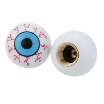 

2pcs Smile Face Ball Tire Valve Caps Lids / Valve Caps / Wheel Valve /Tire for Car Motos Bike