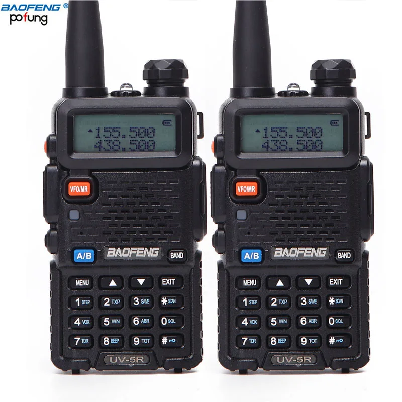 baofeng uv 5r uv5r для cb комплект рация 2 шт 10 км телефон автомобильная портативная рации