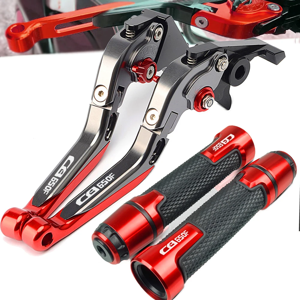 Motorcycle CNC Adjustable Brake Clutch Lever Handle Grips Handlebars Accessories For Honda CB650F CB 650 F 2014 2015 2016 2017 | Автомобили