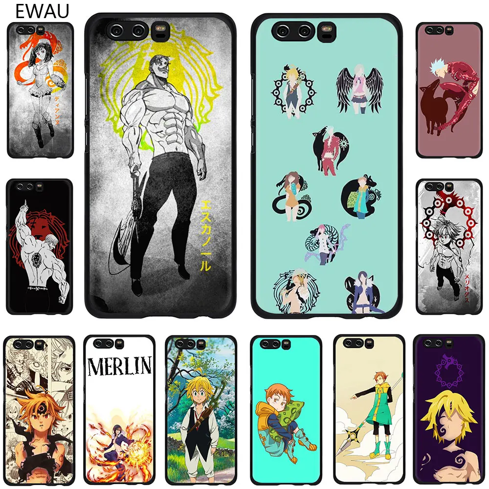 

EWAU The Seven Deadly Sins Soft Phone Cover Case For Huawei Honor view 20 9X 6A 7A 7C 7X 8C 8X Pro 8 9 10 Lite