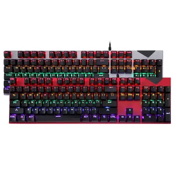 

104 Keys Convenient Wired Gaming Mechanical Keyboard RGB Backlight Switch Keyboards for computer PC Gamer Laptop Office Home