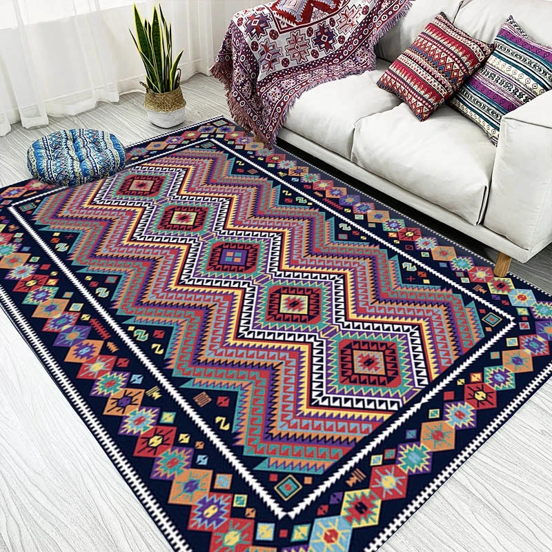 

Large Morocco Style Kilim Soft Carpets For Living Room Non-Slip Home Tapete Decoration Bedroom Floor Mat Soft Bedside Area Rugs