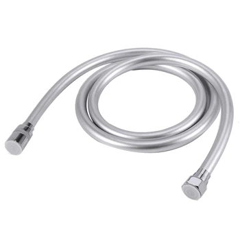 

LBER PVC High Pressure Thickening Anti-Winding Smooth Shower Hose for Bath Handheld Shower Head Flexible Shower Hose-1.5M