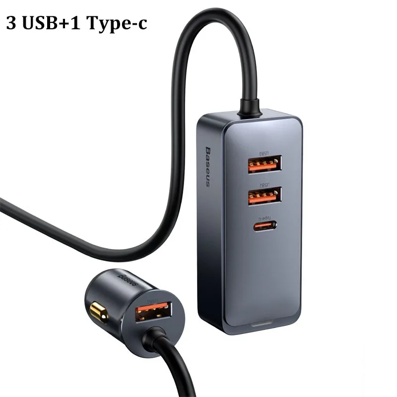 Baseus 120W Auto Ladegerät USB Ladegerät QC 3,0 PD 3,0 Schnelle