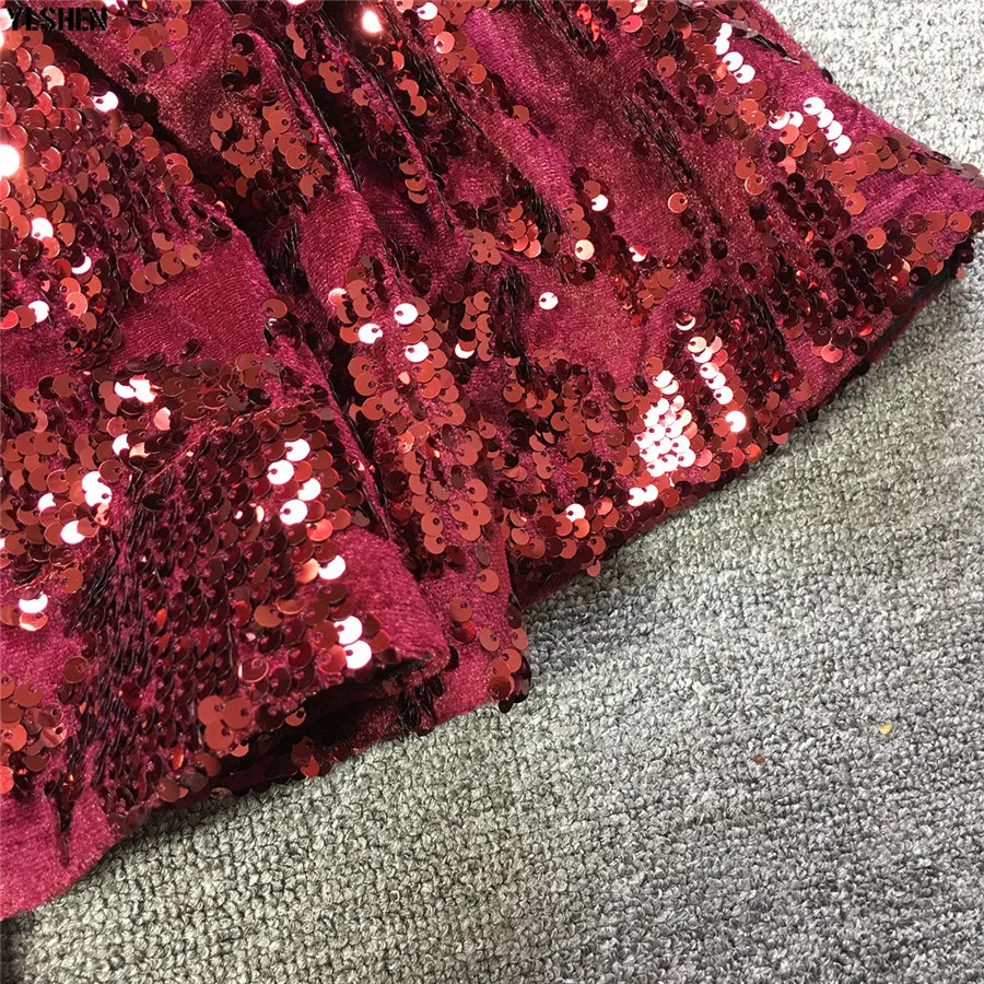 Velvet African Dresses for Women sequins Africa Dress African Clothes Fashion Evening Long Maxi Dress Robe Africaine Femme 2019 17