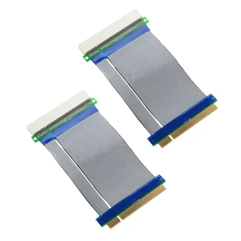 

2pcs 32 Bits Flexible PCI Riser Slot Extender Cable Adapter Extension Converter