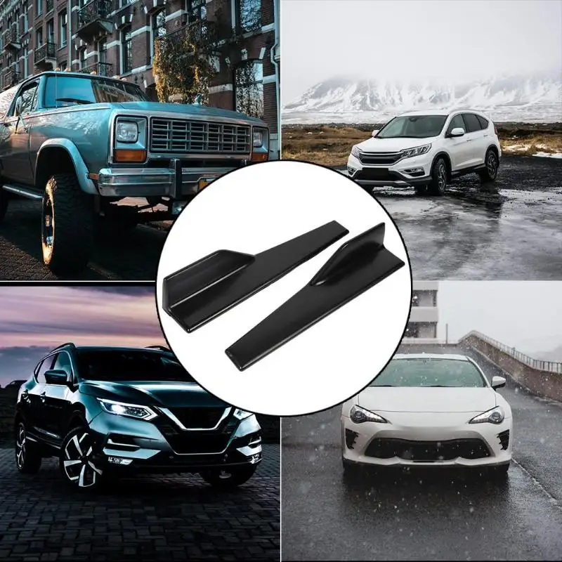1 пара Универсальная автомобильная боковая юбка рокер сплиттеры Winglet крылья диффузоры