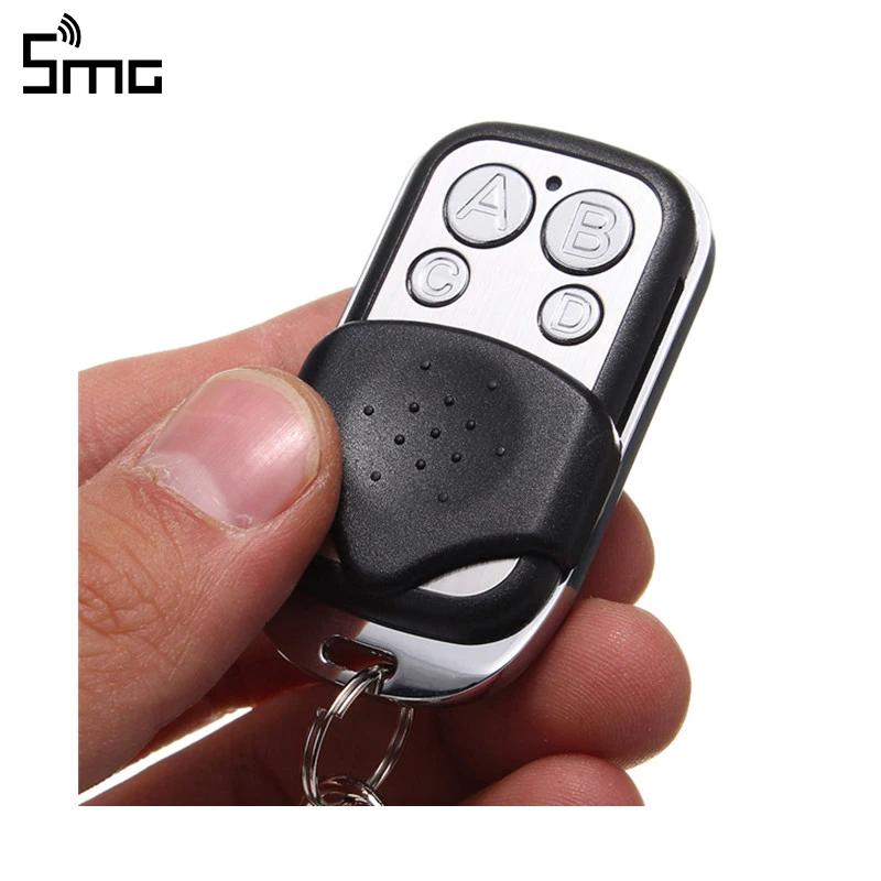 Rib Moon Gate Motor Transmitter 12 v Replacement with Key Fob Battery Rib Compatible Gate Opener remotes Fixed Code 433.92mhz Clone