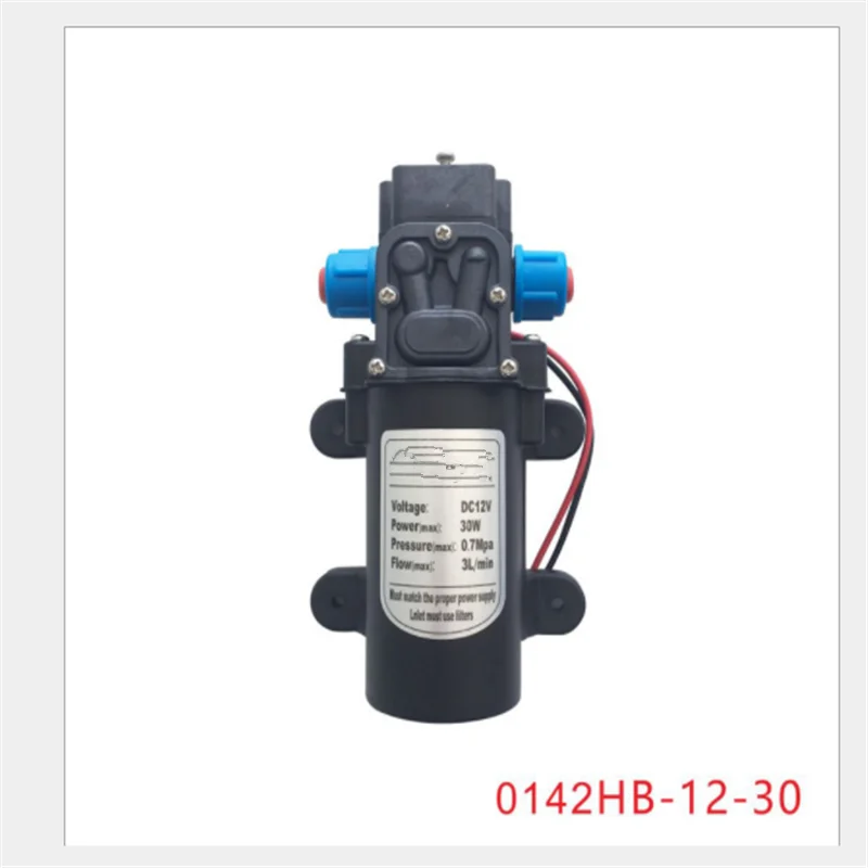 Горячая Высокое качество Быстрая DC 12V DC 24V 30W 3L/Min 0.7Mpa водяной мембранный самовсасывающий насос высокого давления
