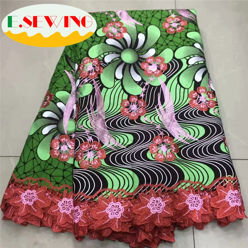 Африканская шифоновая Цифровая печатная ткань с рисунком горячая Распродажа африканская восковая печать шифоновая ткань для летних платьев