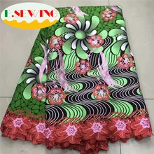 Африканская шифоновая Цифровая печатная ткань с рисунком горячая Распродажа африканская восковая печать шифоновая ткань для летних платьев